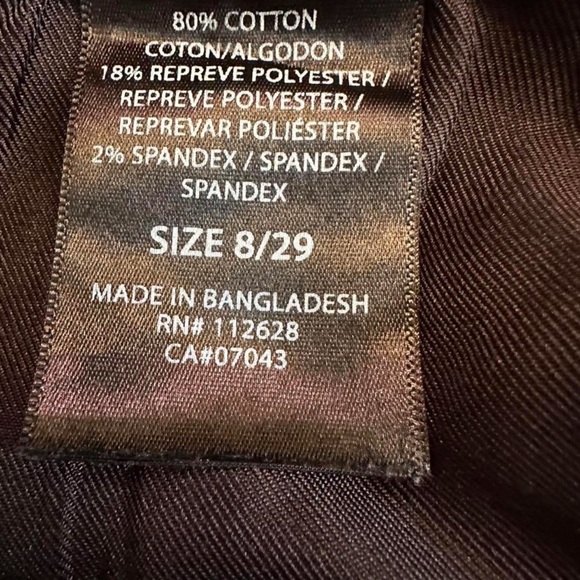 Tahari Women's Kelly Classic Skinny Jeans size 8 size 29 Dark Blue Denim - Picture 5 of 7